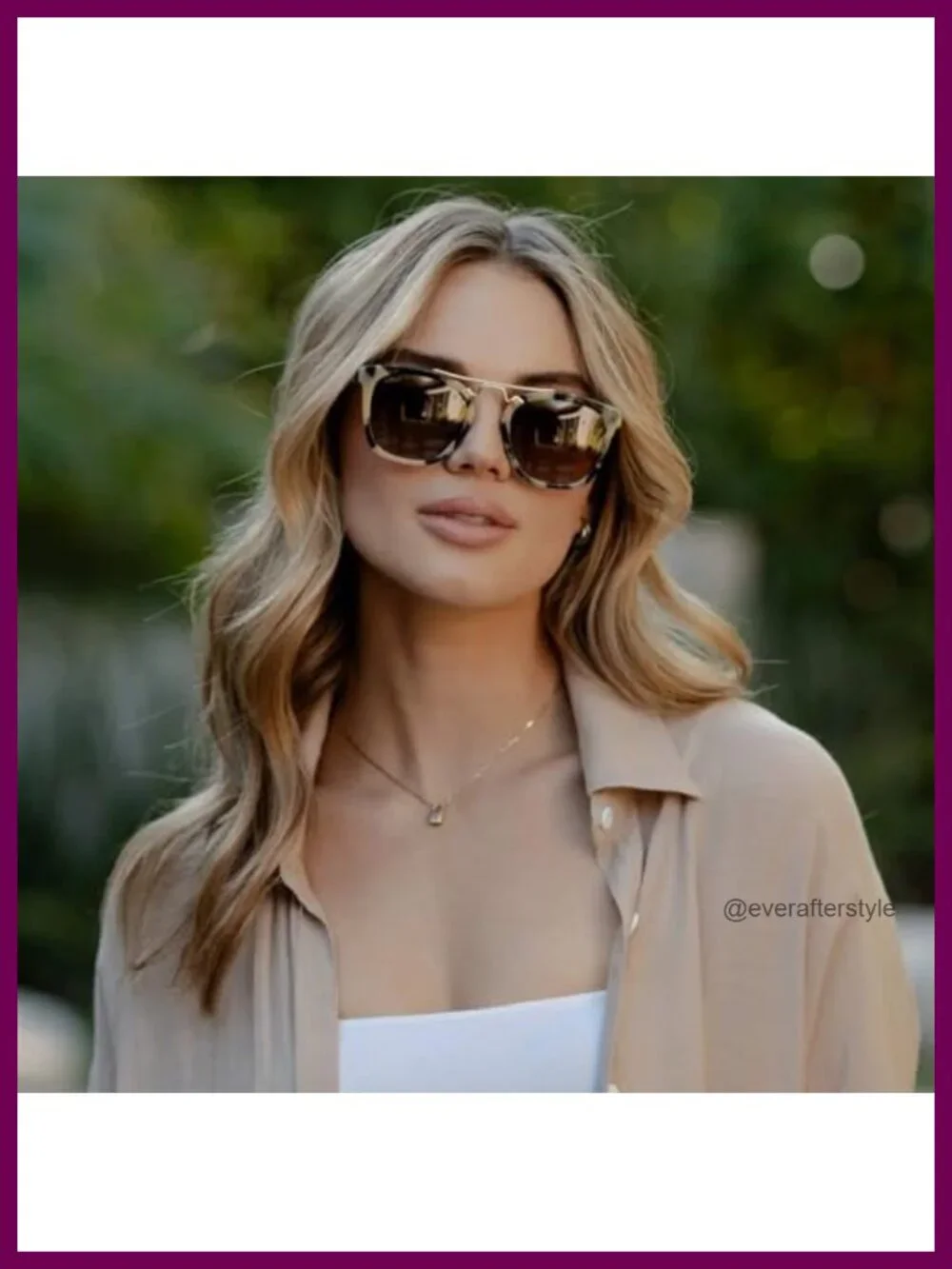 Polarized Oversized Square Sunglasses for Women UV400 Acetate Lightweight